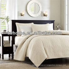 Madison Park Quebec Conjunto de 3 pedaços sólido Coverlet